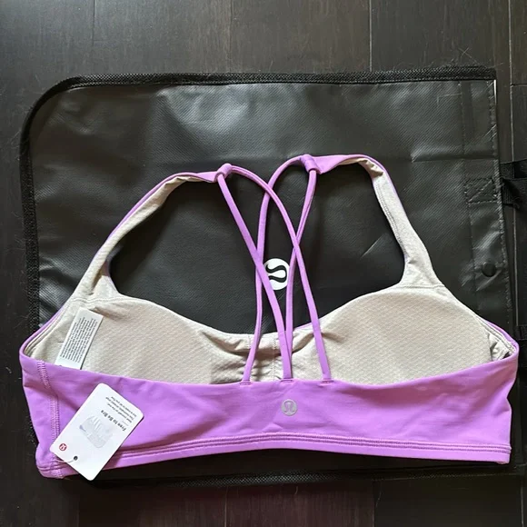 LULULEMON FREE TO BE BRA IN PURPLE BLOSSOM 🌸 SZ 12 NWT RARE!